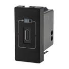 Modulo Tomada Carregador USB-C 1500mA Pial Plus+ Legrand Preto 615097PT
