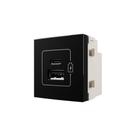 Módulo Tomada Carregador USB Duplo USB-C + USB-A MarGirius Sleek 2A 10W Preto Ebony