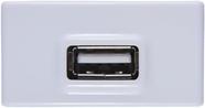 Módulo Tomada Carregador USB Embutida Branco