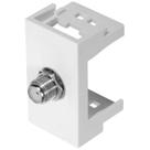 Módulo Tomada coaxial para TV Fame Evidence/Modulare/Blanc+