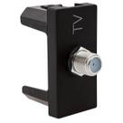 Módulo Tomada Coaxial TV Preto Legrand 615030PT Pial Plus+