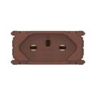 Modulo tomada compose 2p+t 10a 250v marrom cod. 13877296 weg Modulo tomada compose 2p+t 10a 250v marrom cod. 13877296 weg