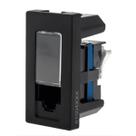 Modulo Tomada Dados LCS2 RJ45 Cat6 Pial Plus+ Legrand Preto 615047PT Modulo Tomada Dados LCS2 RJ45 Cat6 Pial Plus+ Legrand Preto 615047PT