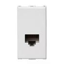 Módulo Tomada de Transmissão de Dados Tramontina RJ 45 Cat 6 Branco