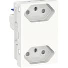 Modulo Tomada Duplex 2P+T 10A Br S70325104 Orion Schneider
