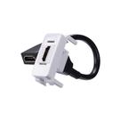 Módulo Tomada HDMI MarGirius B3 Branco