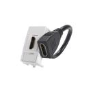 Módulo Tomada HDMI MarGirius Sleek Branco