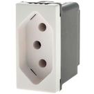 Módulo Tomada Legrand Pial Plus+ - 2P+T - 20A250V - Borne Parafuso - Branco - 615060BC Módulo Tomada Legrand Pial Plus+ - 2P+T - 20A250V - Borne Parafuso - Branco - 615060BC