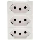 Módulo Tomada Legrand Pial Plus+ - Triplex - 2P+T - 10A/250V - Branco - sem Placa - 615043BC