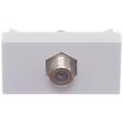 Módulo Tomada Para Antena de Tv Cabo Coaxial Branco Orion S70546804 Schneider Modulo Tom.p-anten Módulo Tomada Para Antena de Tv Cabo Coaxial Branco Orion S70546804 Schneider Modulo Tom.p-anten
