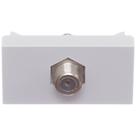 Módulo Tomada para Antena de TV Cabo Coaxial Branco Orion - S70546804 - SCHNEIDER Módulo Tomada para Antena de TV Cabo Coaxial Branco Orion - S70546804 - SCHNEIDER