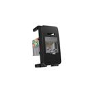 Módulo Tomada para Rede de Informática MarGirius B3 Colors RJ45 Cat6 Preto Ebony