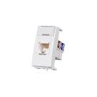 Módulo Tomada Para Rede De Informática Margirius Sleek Rj45 Cat6 Branco