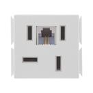 Modulo Tomada Para Telefone Branco Rj11 Tramontina