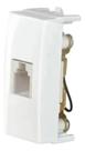 Módulo Tomada para Telefone RJ11 Sleek Margirius 16046 Módulo Tomada para Telefone RJ11 Sleek Margirius 16046