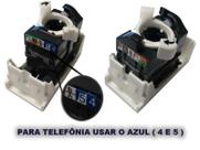 Módulo Tomada Rede Telefonia Rj45 Branca 615045 Pial Legrand