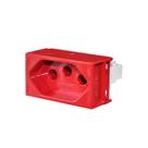 Módulo Tomada Tampa Vermelha 20A 250V~ Linha Slim Ilumi - 81142