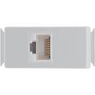 Modulo tomada telefone e internet cat6 rj45 tramontina aria