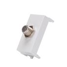 Módulo Tomada TV Coaxial 75 ohms Branco Infiniti Margirius