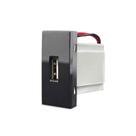 Módulo Tomada USB 2A Inova Pro Class Black Piano Alumbra