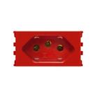 Módulo Tomada Vermelha 2P+T 20A 250V s/ Placa Caprice Pluzie