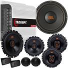 Módulo TS800x4 + Kit 2 Vias 62VMS80 + Sub JBL 10SWMS350 + Par 6TRMS80 Módulo TS800x4 + Kit 2 Vias 62VMS80 + Sub JBL 10SWMS350 + Par 6TRMS80