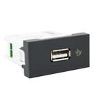 Módulo USB Carregador Preto Orion Schneider Módulo USB Carregador Preto Orion Schneider