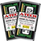 Módulos de memória RAM A-Tech 32GB (2x16GB) DDR4 2133MHz SODIMM