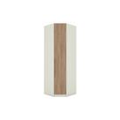 Módulos de Quarto Closet Canto Oblíquo Seletto MC07 c/ 1 Porta Areia/Jequitibá - Henn