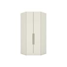 Módulos de Quarto Seletto Closet de Canto Oblíquo MC05 c/ 2 Portas e 3 Gavetas Areia - Henn