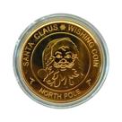 Moeda de lembrança Coleção de moedas comemorativas de feliz Natal Artesanato em metal Moeda de lembrança Coleção de moedas comemorativas de feliz Natal Artesanato em metal