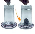 Moeda de vidro em vidro Magic Trick Prop KNSHTH para adultos