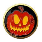 Moeda Halloween Pumpkin Skull Anime 4 cm de ferro 30 g com caixa