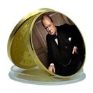 Moeda: Primeiro Ministro Britânico Churchill Anime 4cm 35g Iron