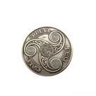 Moeda Viking Tranças Runas Triquetra Vikings Ragnar Customizada da Sorte