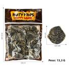 Moedas Piratas Romanas 100PCS Plástico Dourado Prateado Bronze Decoração De Festa Acessórios De
