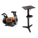 Moedor de bancada WEN BG4260 2.1A 150 mm de velocidade única com suporte