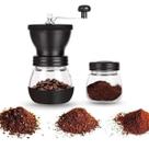 Moedor De Café Manual Com Regulagem e Pote Reserva Grãos