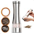 Moedor De Sal E Pimenta Aço Inox Gourmet Ótima Qualidade Moedor De Sal E Pimenta Aço Inox Gourmet Ótima Qualidade
