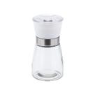 Moedor de Sal e Pimenta Corpo de Vidro 13cm Branco