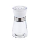 Moedor de Sal e Pimenta de Vidro e Cerâmica Branco 13CM - Weck Utensílios