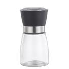 Moedor de Sal e Pimenta Mozcada Preto Pote de Vidro 200ml