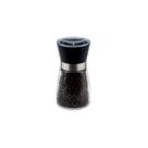 Moedor de Sal e Pimenta Vidro e Moinho em Ceramica Preto