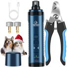 Moedor de unhas para cães VIWIK, luzes LED de 2 velocidades, USB, recarregável