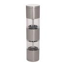 Moedor duplo em aço inox saleiro pimenteiro mimo