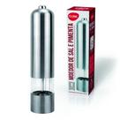 Moedor Elétrico Automático a Pilha Sal Pimenta em Aço Inox - Clink