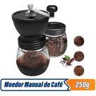 Moedor Manual de Café Moagem com Reservatório de Vidro