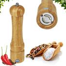 Moedor Pimenta Manual Sal Grãos Tempero Condimento De Bambu