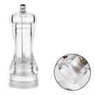 Moedor Pimenta Sal Grosso Luxo Acrílico Transparente 18cm FRG0442 Frigopro