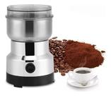 Moedor Triturador De Café Sementes Grãos Elétrico Inox 110v